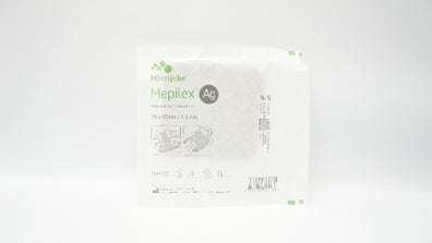 Molnlycke Healthcare 287100 Mepilex Ag Foam Dressing 4inch x 4inch